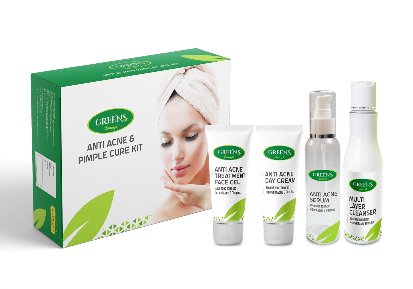 Green's Pimple Cure Kit - Combo Pack